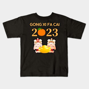 Chinese New Year 2023 T-Shirt Year Of The Rabbit Kids T-Shirt